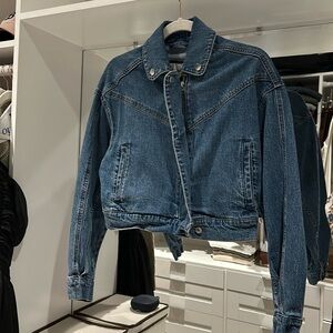 Drapey Denim Jacket